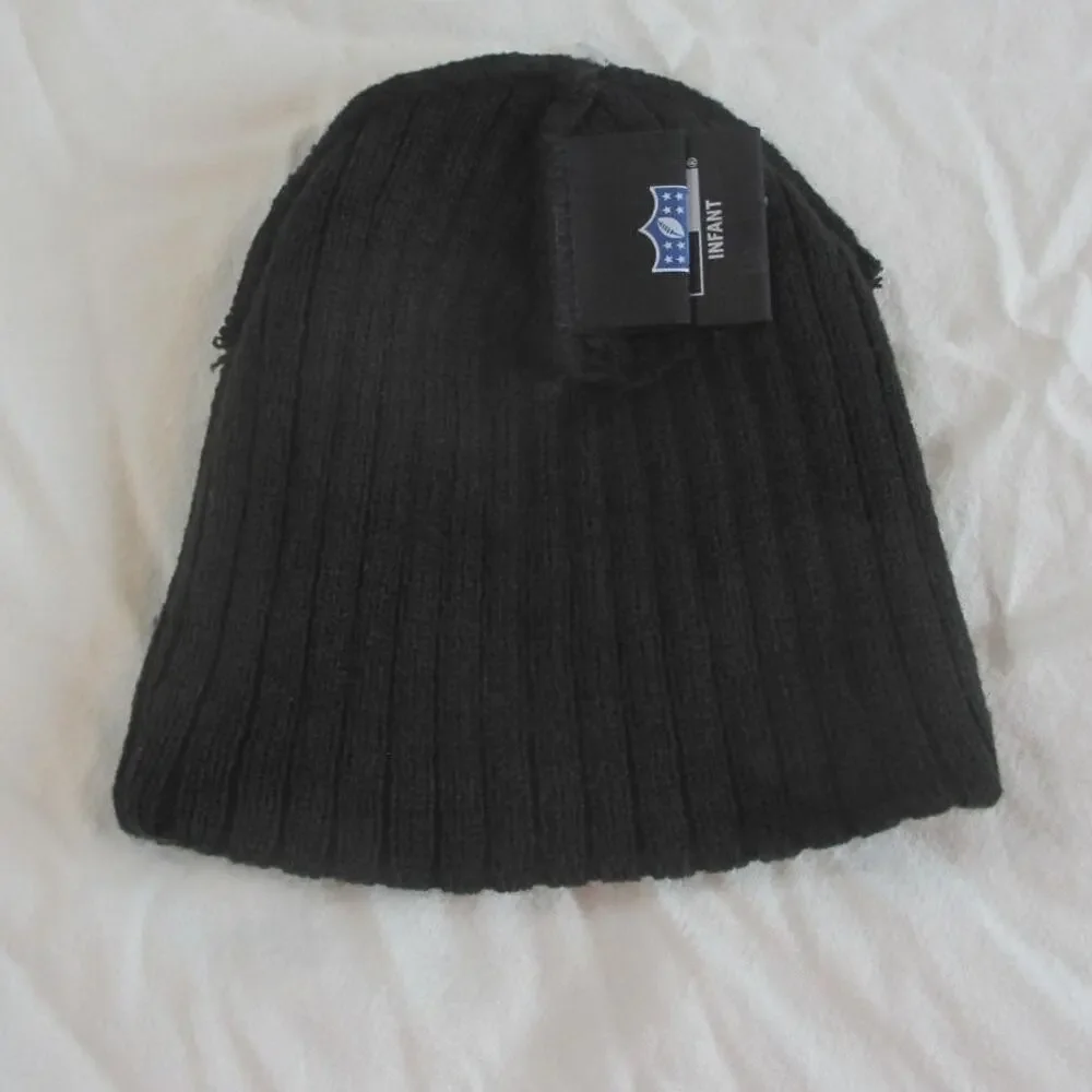 NWT New Era Infant's Atlanta Falcons Beanie Hat Black 